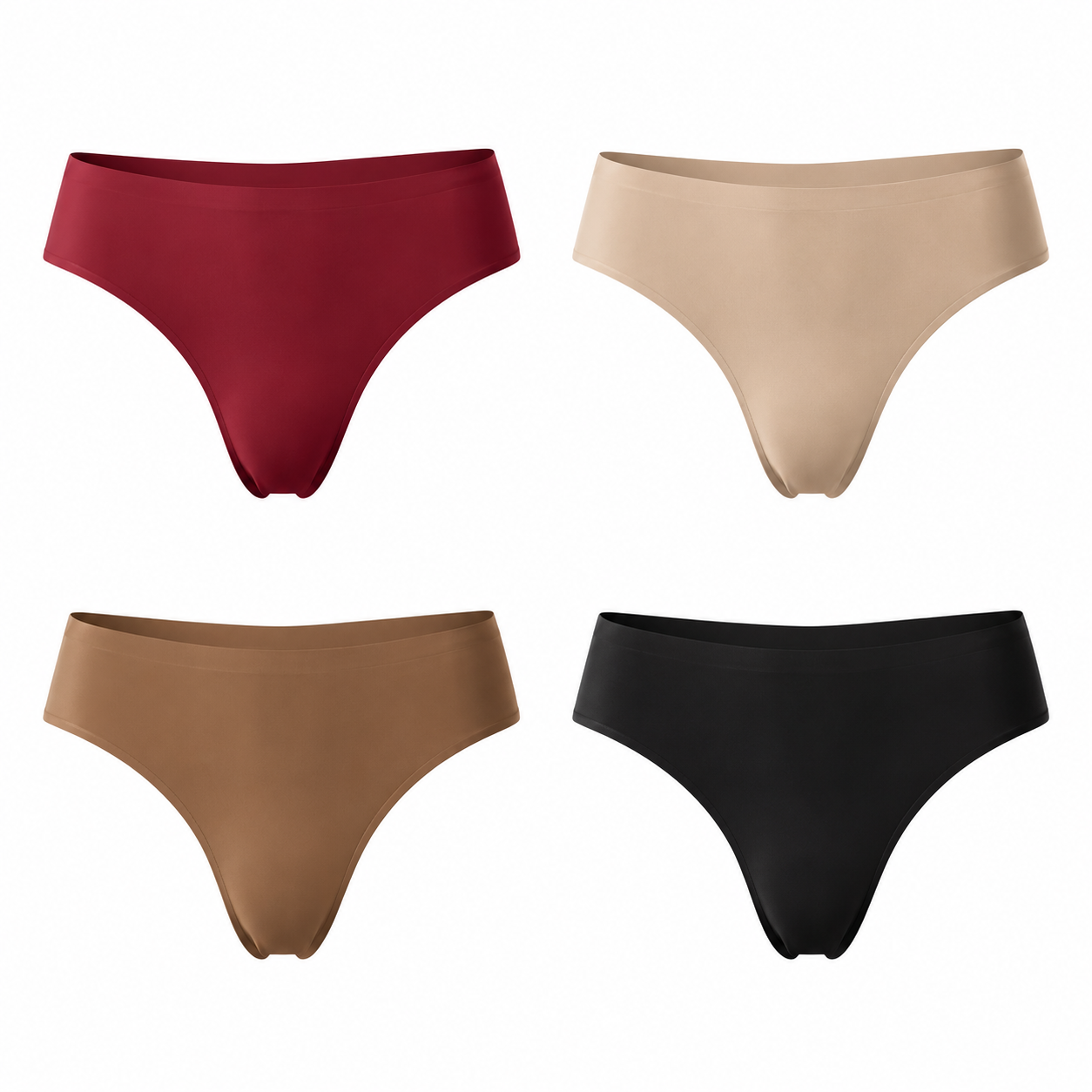 Kit 4 Calcinhas Seamless